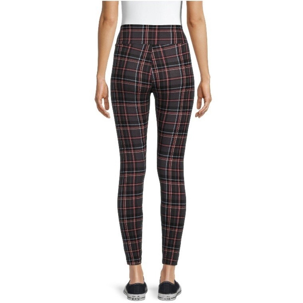 No Boundaries Juniors Sueded Ankle Leggings Small 3-5 New with Tags Plaid Soft - Picture 3 of 8